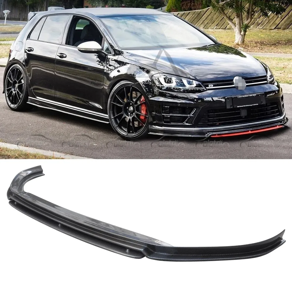 Auto Frontspoiler Frontlippe Spoiler für VW Golf 7 MK7 7.5 R GTI