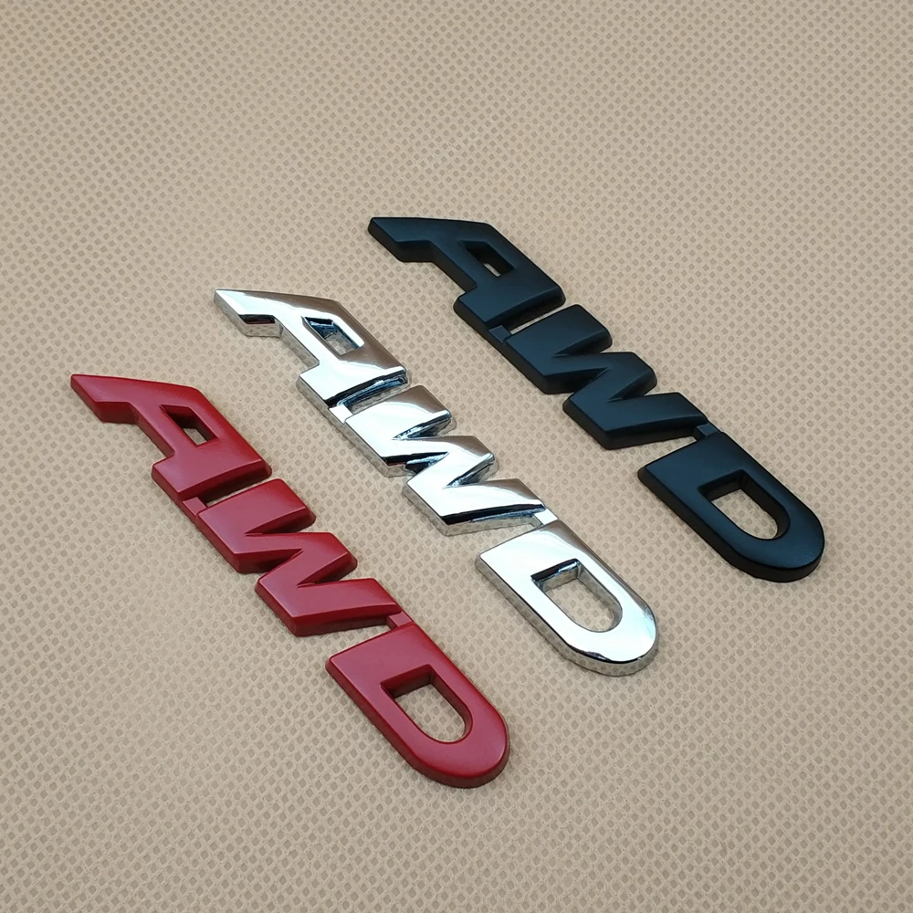 Эмблема автомобиля 4 колеса привода металла AWD значок стикер крыло багажник эмблема наклейка для Honda Toyota внедорожных