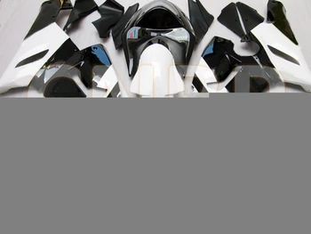 

for Kawasaki ZX6r 2005 - 2006 Body Kits ZX6r 636 06 White Black Fairings ZX6r 636 06 Fairing Kits