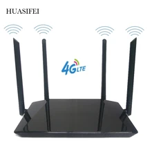 

Unlocked 4G LTE wireless router 300Mbps indoor wireless CPE router 4Pcs antenna, with LAN port and SIM card slot, can accommodat