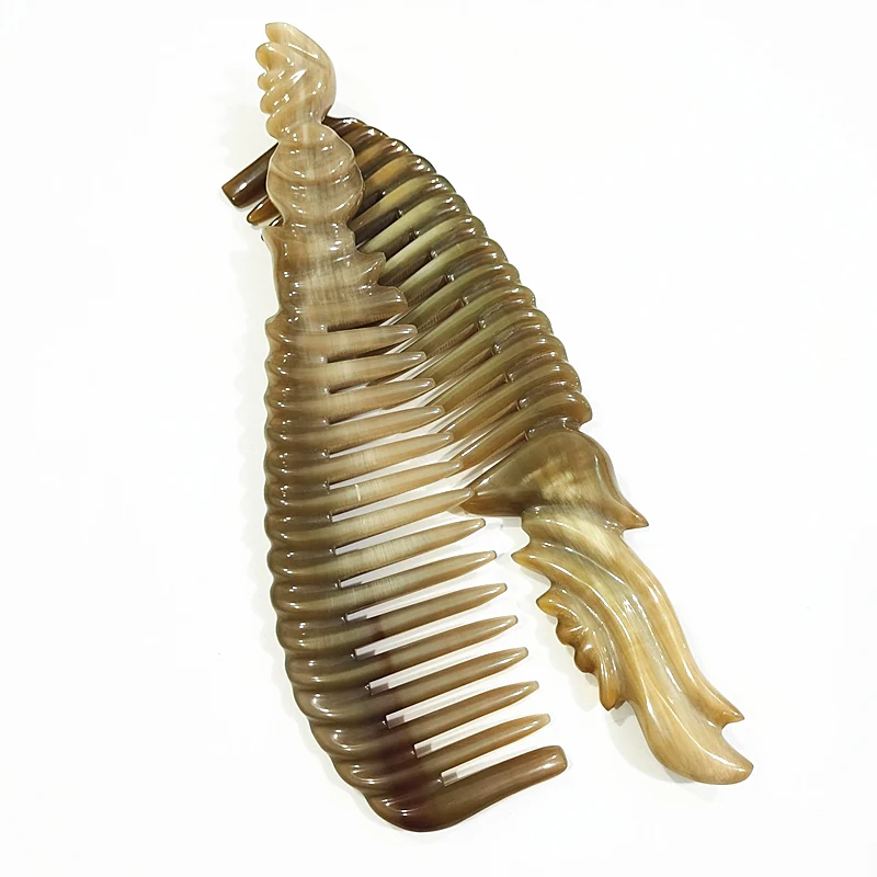 MC натуральная расческа яка с широкими зубьями для кожи головы Shujin активная