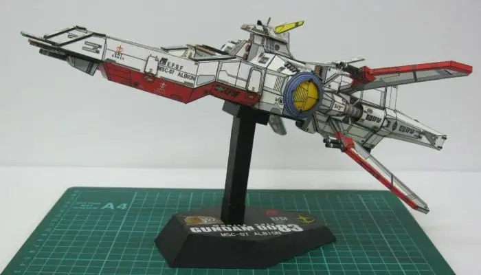 Gauda-Arbian Flying Ship 3D Paper Model DIY