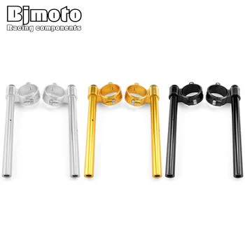

BJMOTO 55MM Motorcycle Fork Tube Handle Bars Clip On For BMW R NINE T RNINET 2014-2019 Clip-On Handlebar