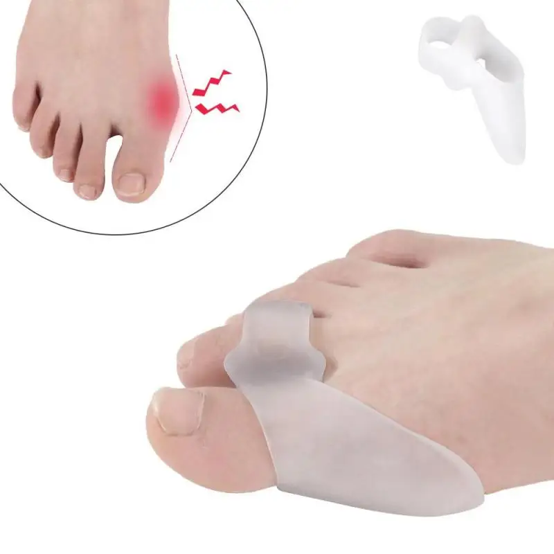 2Pcs High Heels Silicone Foot Care Tool Insoles Orthotics Bunion Pedicure Feet Care Hallux Valgus Corrector for Foot