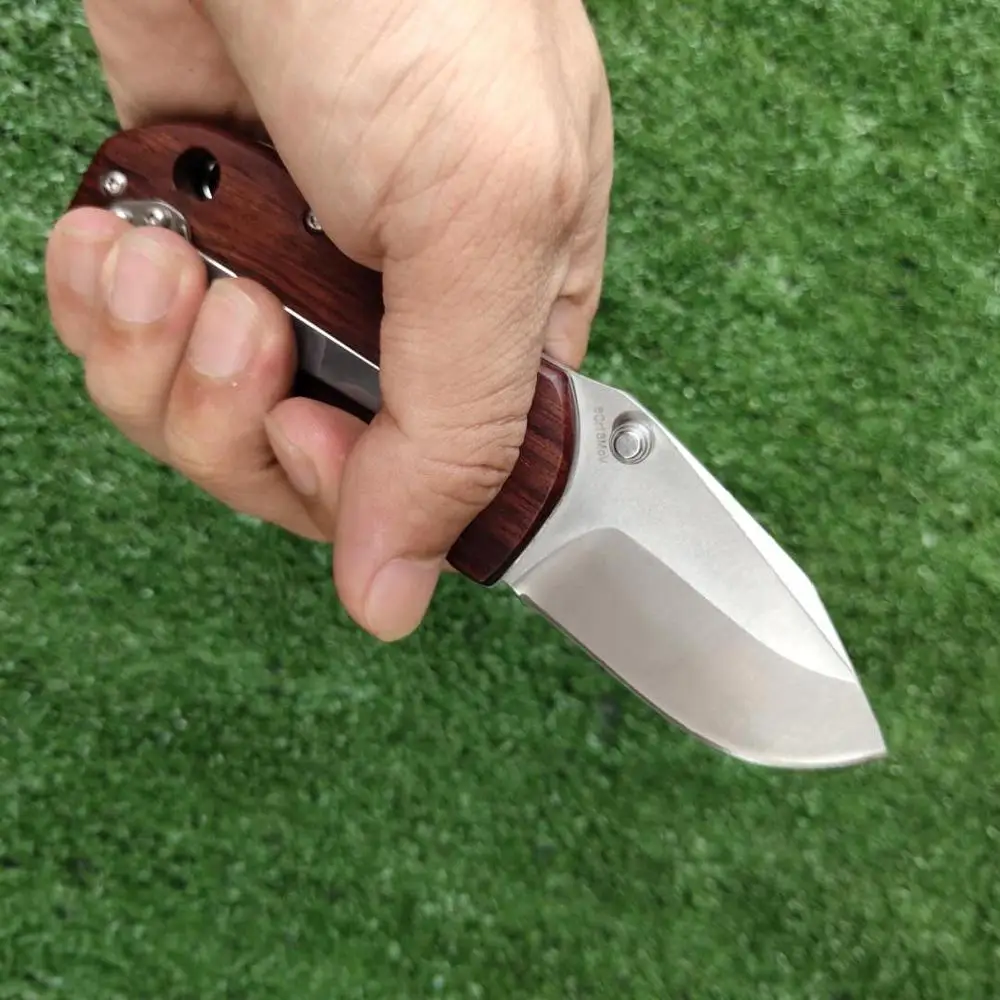 Карманный складной нож 8cr13mov лезвие RedWood ручка брелок EDC выживания охотничий