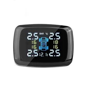 

Q3 Mini Cigarette Lighter Car Wireless Tire Pressure Monitoring System Tpms Car Temperature Voltage Tire Monitor