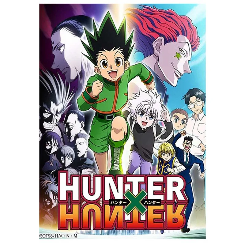 Hunter X Hunter Poster Popular Classic Japanese Anime Home Decor Retro Poster Prints Silk Wall Art Home Room Decor Painting Calligraphy Aliexpress
