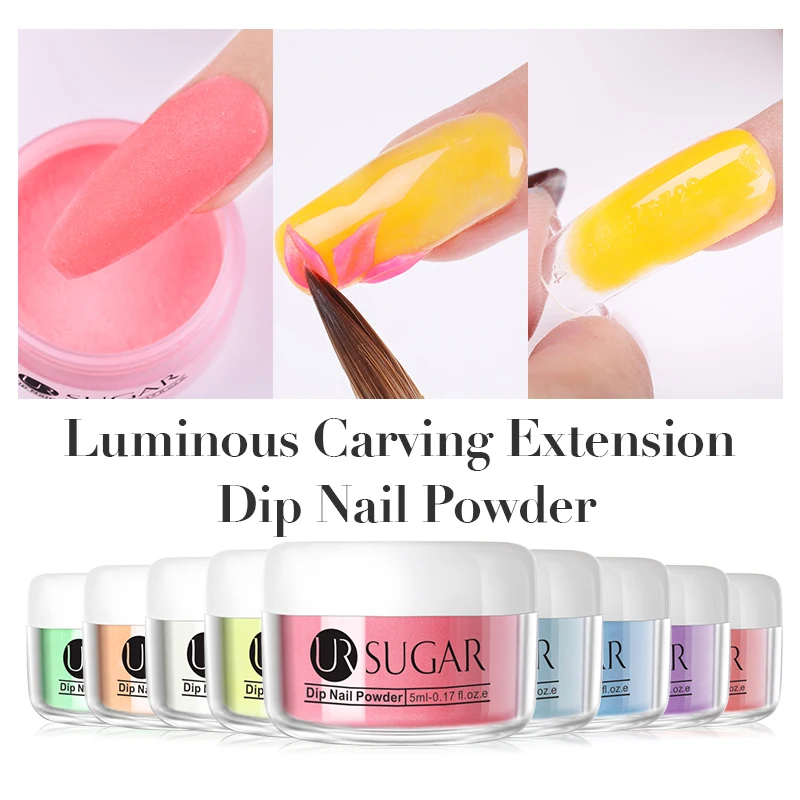 UR SUGAR светящийся неоновый лак для ногтей акриловая жидкость художественные украшения флуоресцентный блеск светящийся пигмент Пыль УФ Гель-лак дизайн