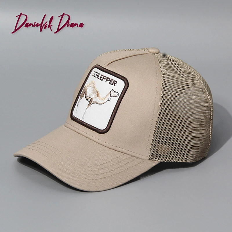 

Three-dimensional Relief Horse New Baseball Cap Shiny Fabric Legend Animal Embroidery Anime Cute Mesh Sunshade Truck Driver hats