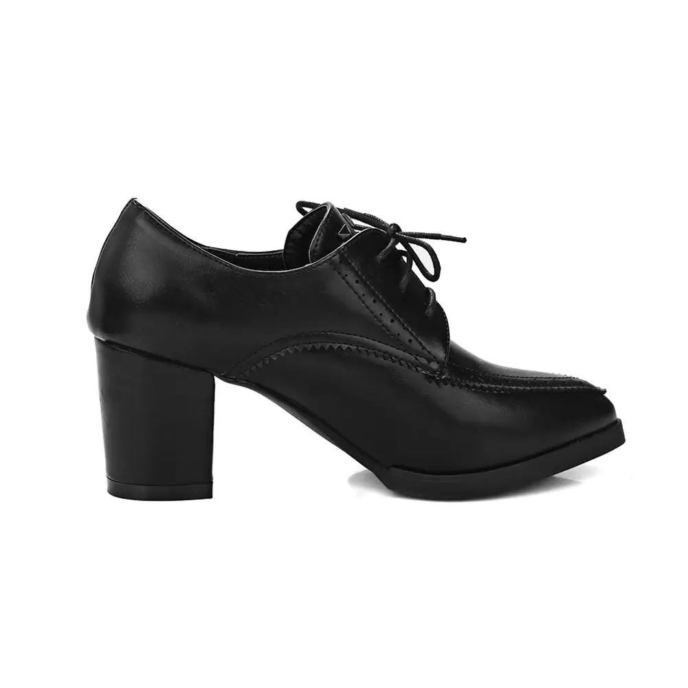 SARAIRIS/ г.; большие размеры 43; туфли-лодочки на высоком массивном каблуке; женская обувь; Высококачественная обувь в стиле ретро; Британский полуботинок; обувь для деловой женщины
