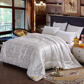 

100% Mulberry Silk Comforter For Winter/summer Multiple Color Options Warm And Comfortable Quilt Duvet Twin Full Queen King Size