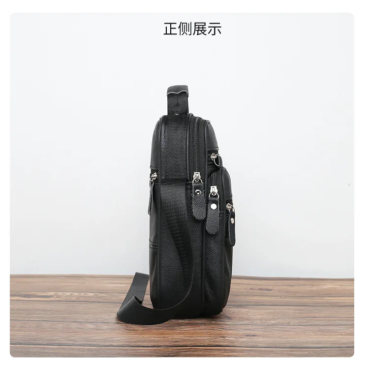 Men Cowhide Bags Messenger Hand Bags Business Shoulder Bags For Men 100% Genuine Leather Bags Luxury Handbags High Quality
