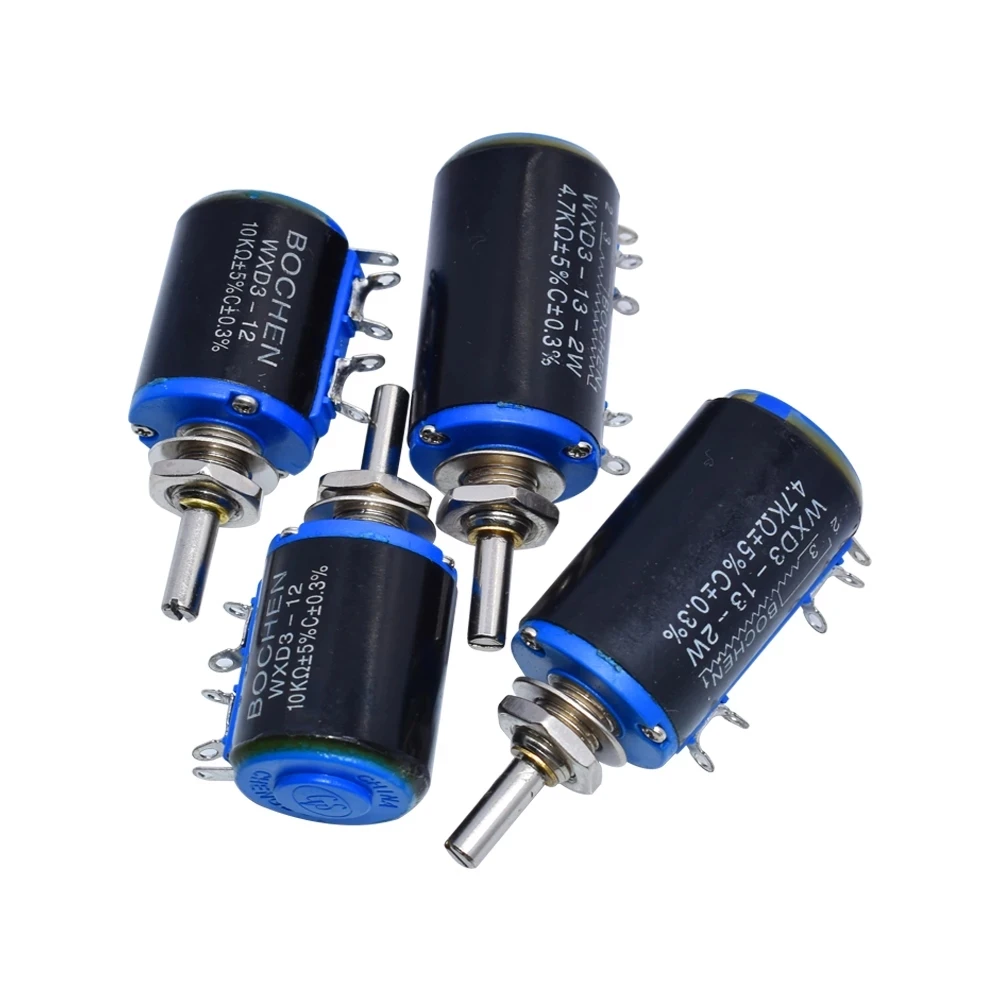 WXD3-13 2W WXD3-12 100 220 470 1K 2K2 3K3 4K7 10K 22K 33K 47K Ohm 100R 220 470R 2.2K 3.3K 4.7K WXD3-12-1W Potentiometer with nut volume potentiometer