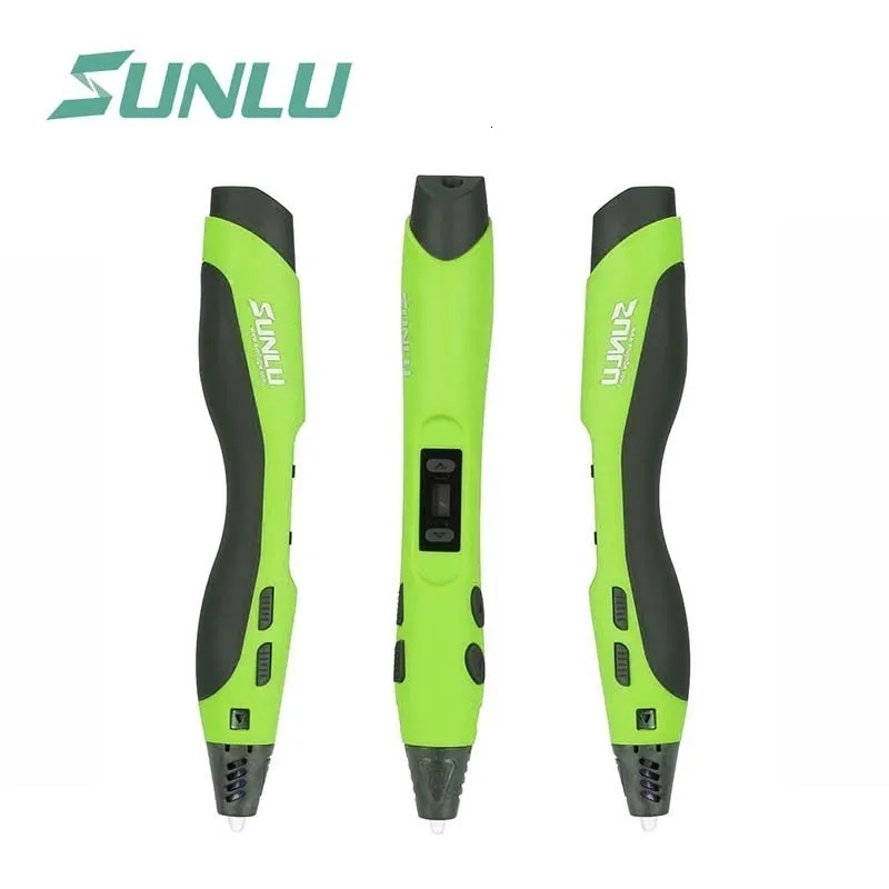 SUNLU 3D печать Ручка для детей строчка с PLA нити заправки Подарочная коробка набор низкая температура 3D ручки для рисования