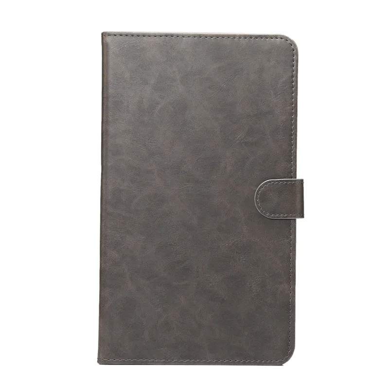 gray Роскошный чехол для Samsung Galaxy Tab A 10,1 T510 T515 SM-T510 чехол Funda Tab A Tablet PU кожаный чехол-подставка+ пленка+ ручка - Цвет: gray