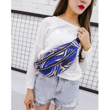 

Women Crossbody bag New Fashion Wild Pocket Waterproof Shoulder Chest bag High capacity outdoor sports Chest bag #40