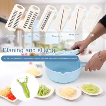 

Multifunction Vegetables Cutter Kitchen Steel Blade Grater Round Mandoline Slicer Potato Slicer Kitchen Gadget