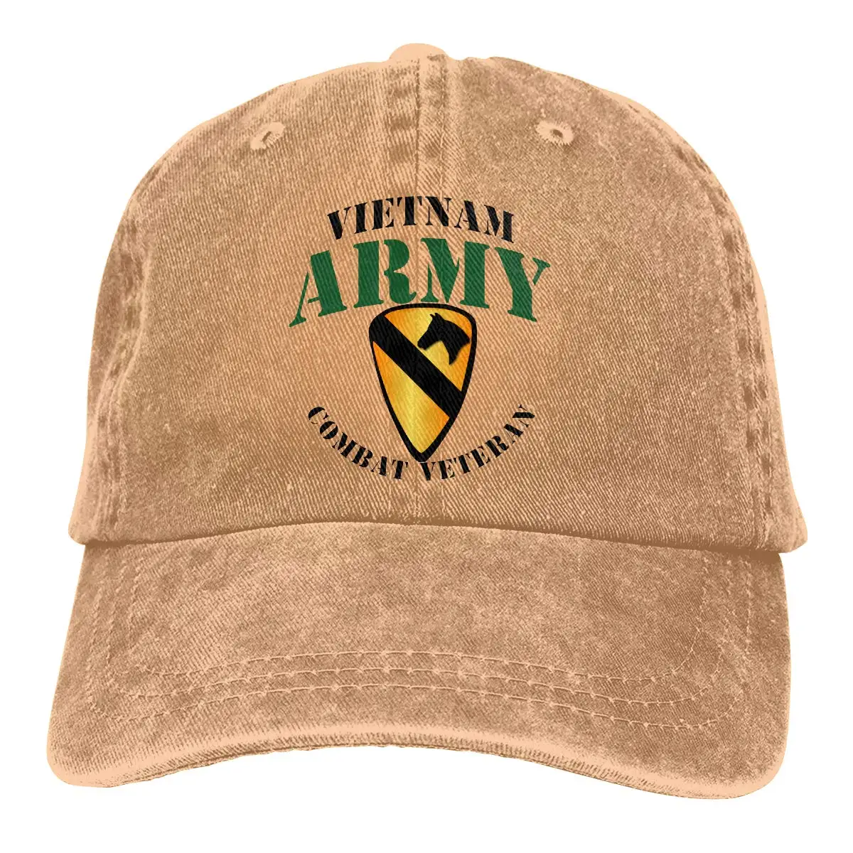 1ST CAV Vietnam Combat Vet регулируемые бейсболки джинсовые шапки ковбой Спорт на открытом