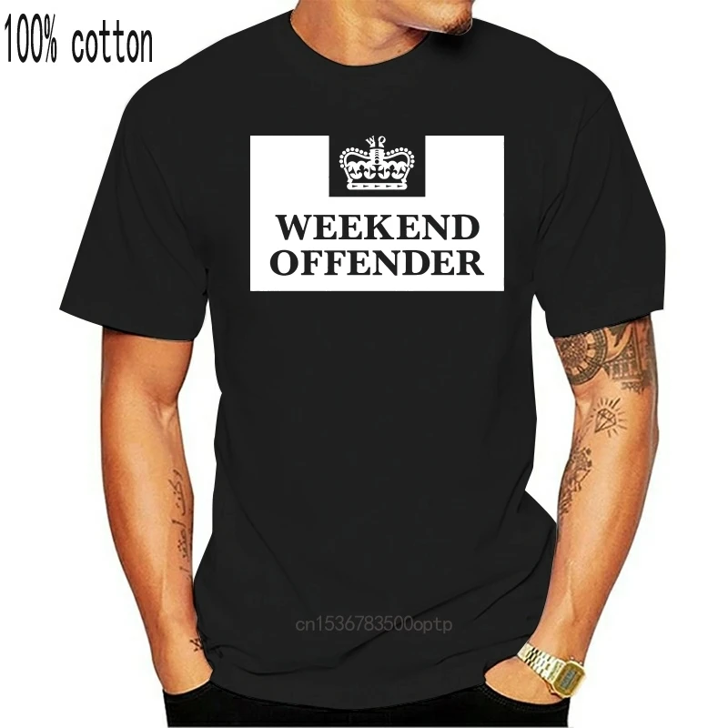 WEEKEND OFFENDER PRISON T SHIRT MENS SIZES M L XL XXL XXXL GREY FOOTBALL CASUAL red t shirt