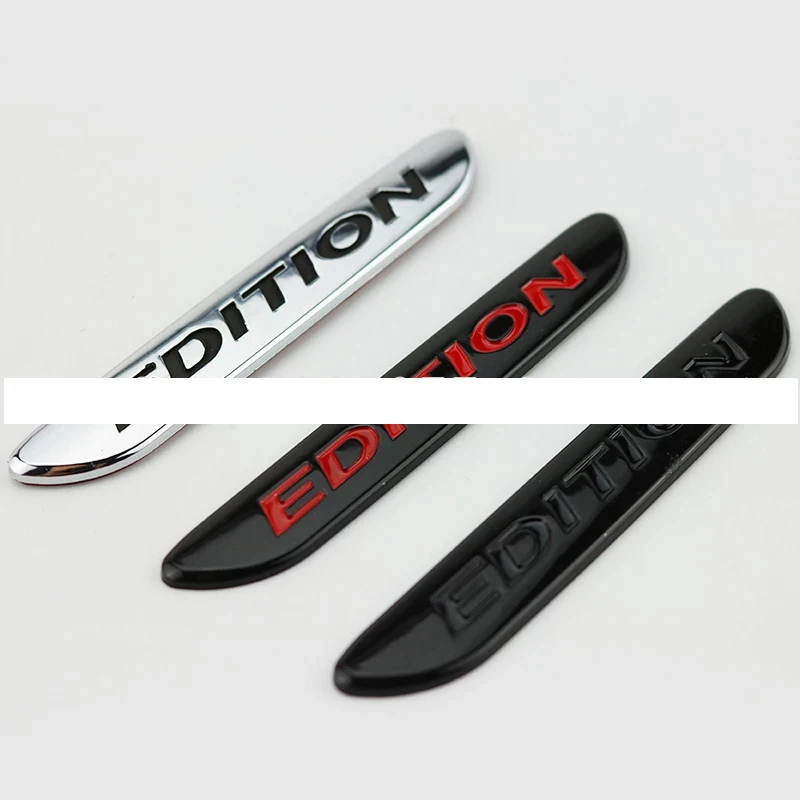 Blade Bar Emblem for Mercedes Benz AMG EDITION 1 Night Edition C300 C200L X156 X117 Badge Car Logo Stickers Chrome Glossy Black |