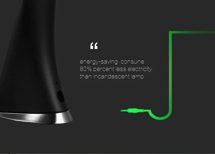 HoneyFly Leather Touch control СВЕТОДИОДНЫЙ Настольный светильник с светодиодный дисплеем, будильником и календарем, креативная Складная Настольная Лампа