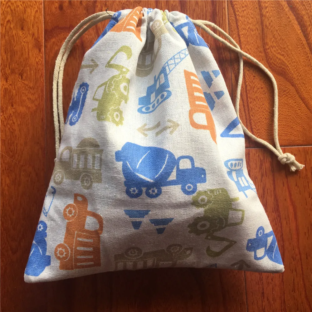 

Cotton Linen Drawstring Eco Multi-purpose Bag Sorted Bag Party Gift Bag shovelcar YL