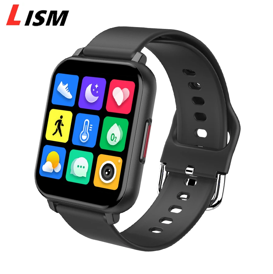 Lism мальчик повседневные игры T82 1 55 дюймов полный сенсорный Спорт Смарт часы