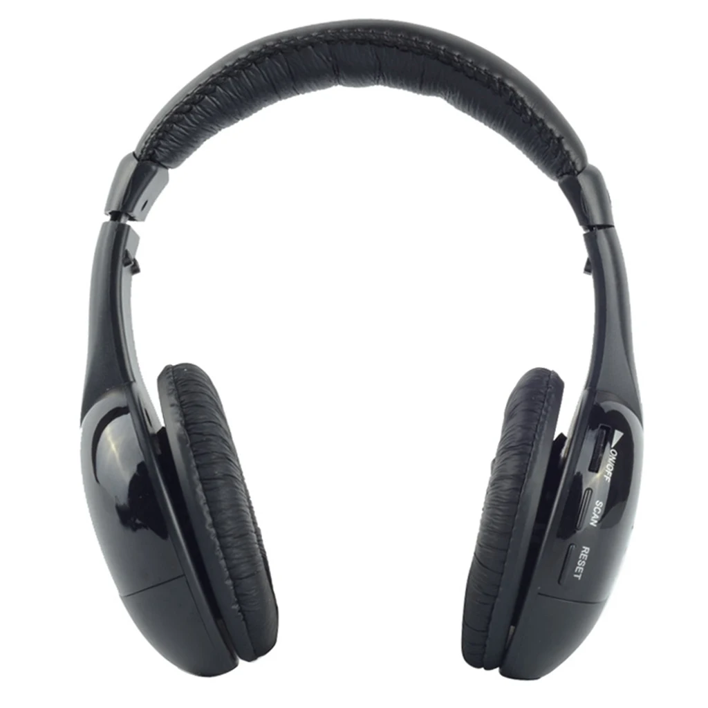 Беспроводные наушники 5 в 1 с fm-радио стереогарнитура Hi-Fi стереонаушники для ПК