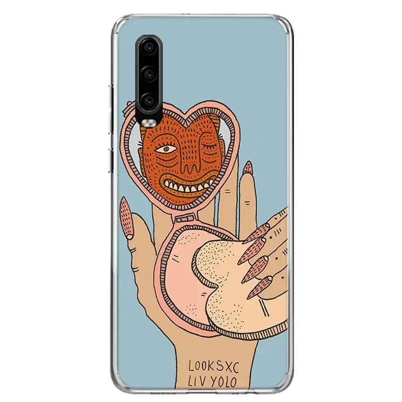 TW054-7 Полли, ни крышка чехол для телефона для huawei P30 P20 Коврики 30 20 10 Pro P10 Lite P Smart Z+ корпус под плетенную сумку Капа - Цвет: TW054-7