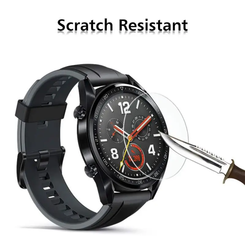 1 шт 2.5D 9H взрывозащищенное Закаленное стекло Защитная пленка для huawei Watch GT 35,5 мм SmartWatch защитная Пленка чехол