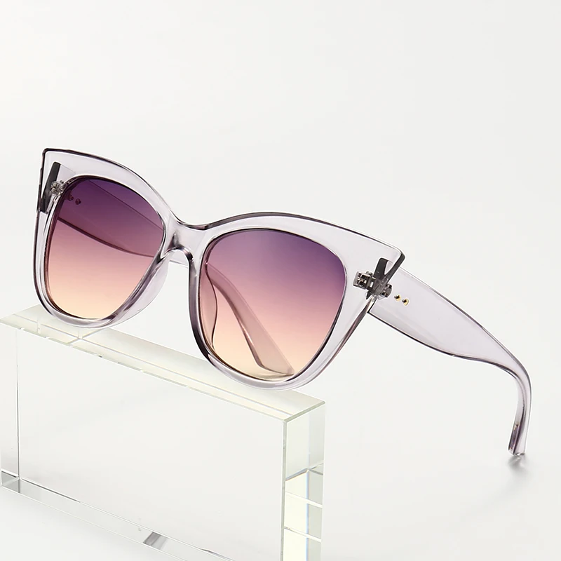 

KIYO Brand 2021 New Women Men Cat Eye Sunglasses PC Fashion Sun Glasses High Quality UV400 Sport Eyewear 2108