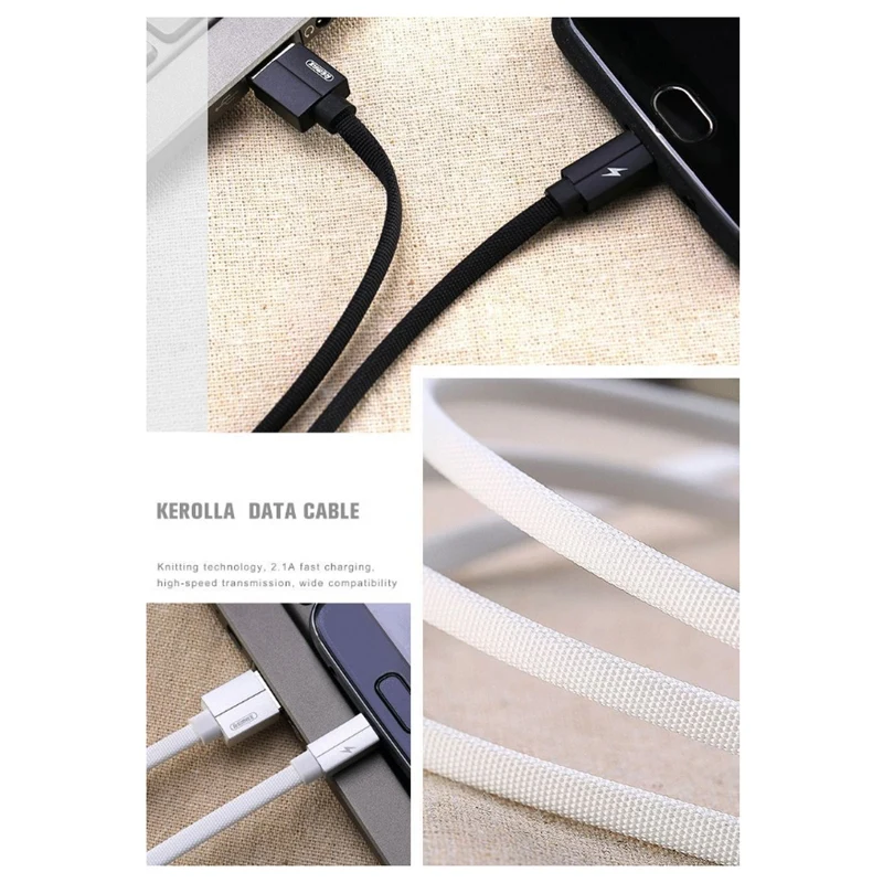 ABKT-remax Rc-094M 2.1A Corolla Usb плетеная проводка для быстрой зарядки линии передачи данных для huawei/Millet/samsung/Oppo/