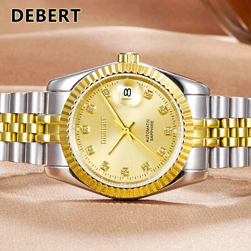 Oyster Datejust механические 36 мм автоматические Miyota 9015 классические винтажные мужские часы вечная Дата Бриллиантовый циферблат наручные часы