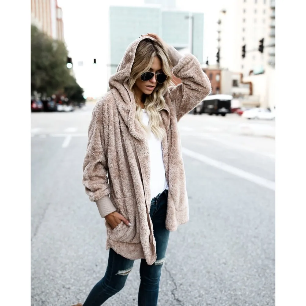 2019 зимняя теплая куртка из искусственного меха пальто женская женское овечье