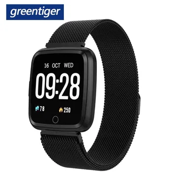 

Greentiger Y7 Smart Watch Blood Pressure Oxygen Heart Rate Smart Wristband Fitness Tracking IP67 Waterproof Smart Bracelet