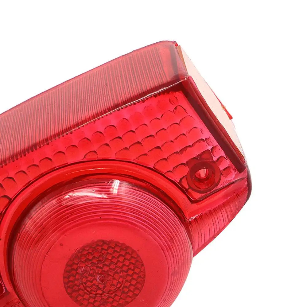 Хвост светильник объектив для Honda CL70 CL90 CT90 CB350 CL450 CB750 красный задний светильник замены крышки объектива 13011-323-014