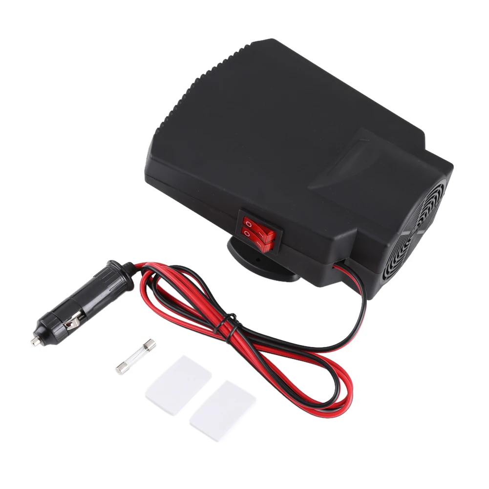 12V 250W Car Heater Defroster 360 Degrees Rotate Portable Cooler Cigarette Lighter Plug Is Built With Fuse | Автомобили и