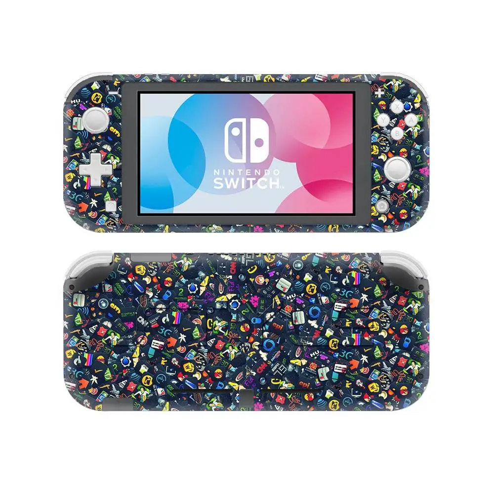 Бесцветный NS NX аксессуары виниловая кожа Наклейка для nintendo Switch Lite Защитная крышка наклейка виниловая кожа для кожи наклейка s 0455 - Цвет: Бесцветный