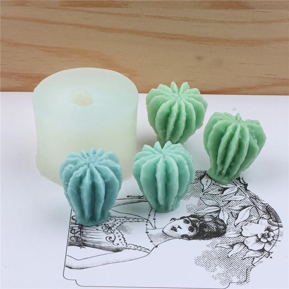 Succulent & Eucalyptus Silicone Mold for 3D DIY Aromatherapy and Crafting