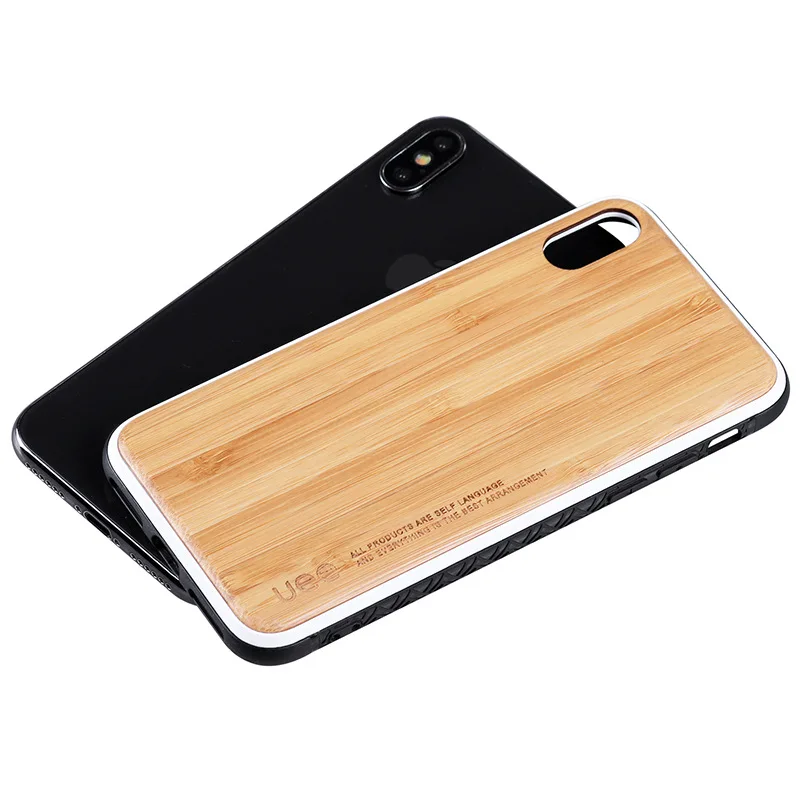 

Simple TPU All Edges Included Wooden Mobile Phone Casing Suitable for iPhone X/Xs Mobile Phone New Style Apple Phone Case