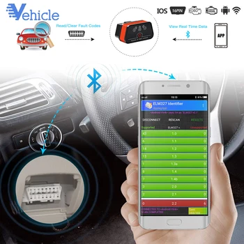 

Vgate iCar2 ELM327 obd2 Bluetooth scanner super mini elm 327 V2.1 obd 2 wifi icar 2 auto diagnostic scanner for android