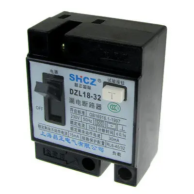 

230V AC 32A Amps 2P RCCB Residual Current Circuit Breaker