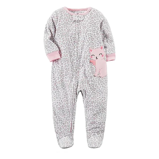 Осенне-зимний комбинезон для новорожденных, пижамы одежда для маленьких мальчиков теплый комбинезон для младенцев с длинными рукавами, одежда для детей от 9 до 24 месяцев