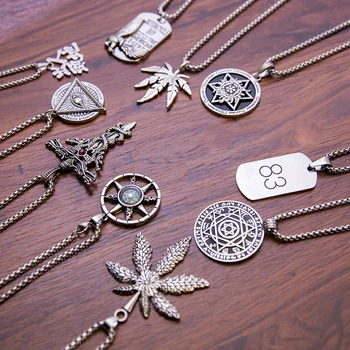 

Cubic Zirconia Titanium Steel Hip Hop Personality Cross Necklace Pendant Hipster Pendant Accessory Sweater Chain Woman Mam