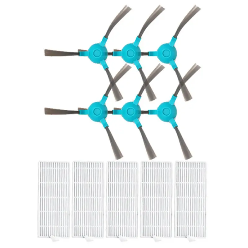 Reposição para Robô Aspirador de pó Cecotec Conga 1490 1590 Filtro Escova Lateral Peças de