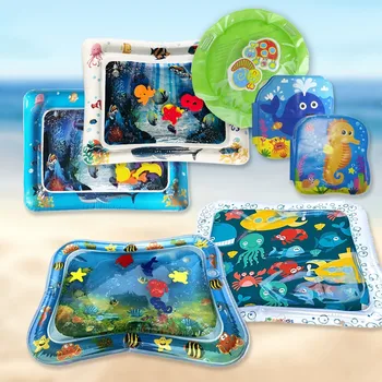 

2020 Creative Water Mat Baby Inflatable Patted Pad Baby Inflatable Water Cushion Infant Play Mat Toddler Funny Pat Pad Toys