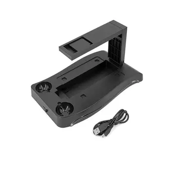 

For Sony Playstation PS4 VR 2nd Charging Dock Station 4-in-1 Multi-Functional Base Holder For PS4 MOVE Handle Console Charger