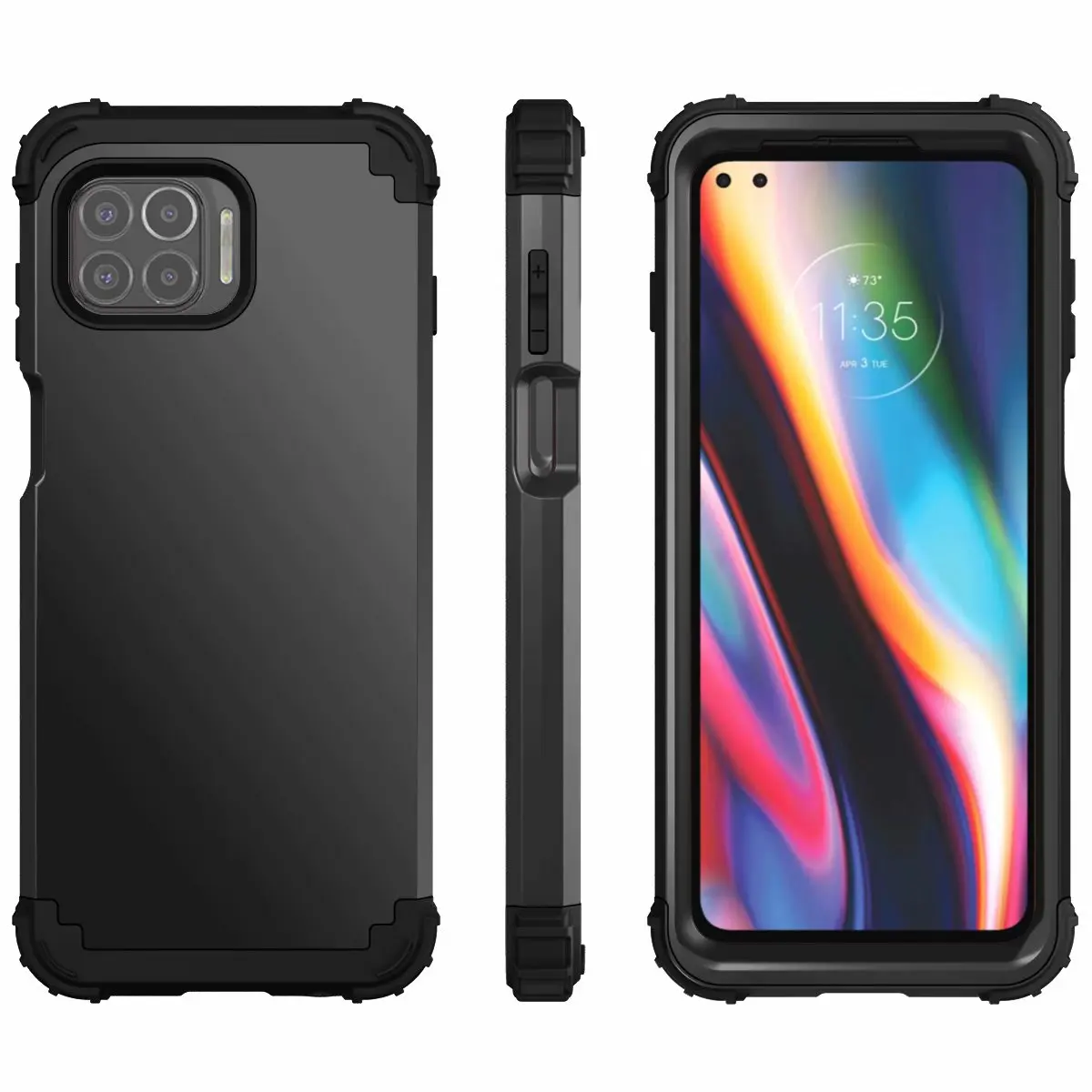 Rugged Hybrid Armor Defender Shockproof Protective Case for Maximum Impact Protection