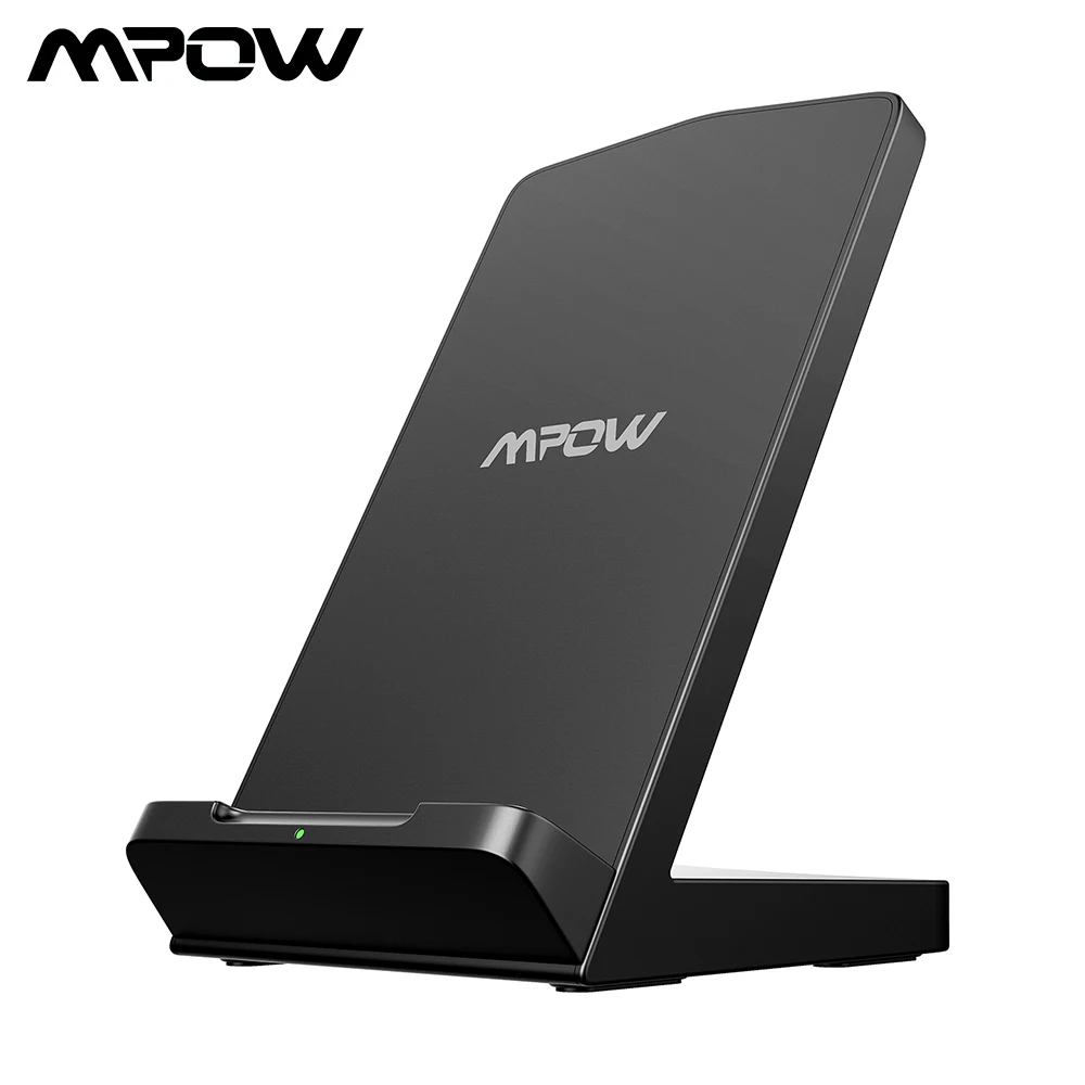 

Mpow Wireless Charger 10W/7.5W Fast Charging Wireless Phone Charger Stand For iPhone X Samsung S9 Huawei Hornor Qi-Enabled Phone
