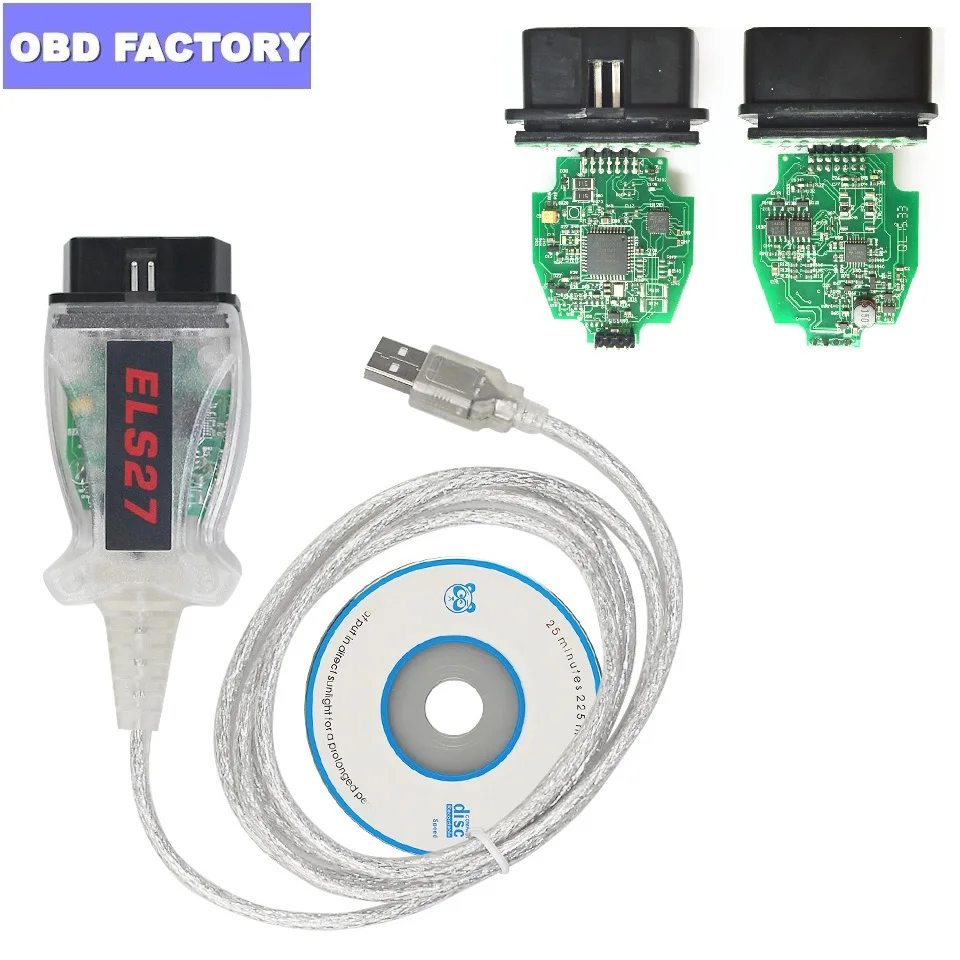 

Ford ELS27 OBDII Diagnostic Cable V2.3.8 ELS27 Forscan Scanner Support ELM327&J2534 ELS 27 For Ford/Lincoln/Mercury Mazfa Focom